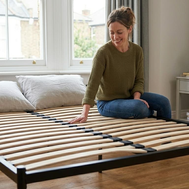 La rete EasyBed montata e pronta all'uso