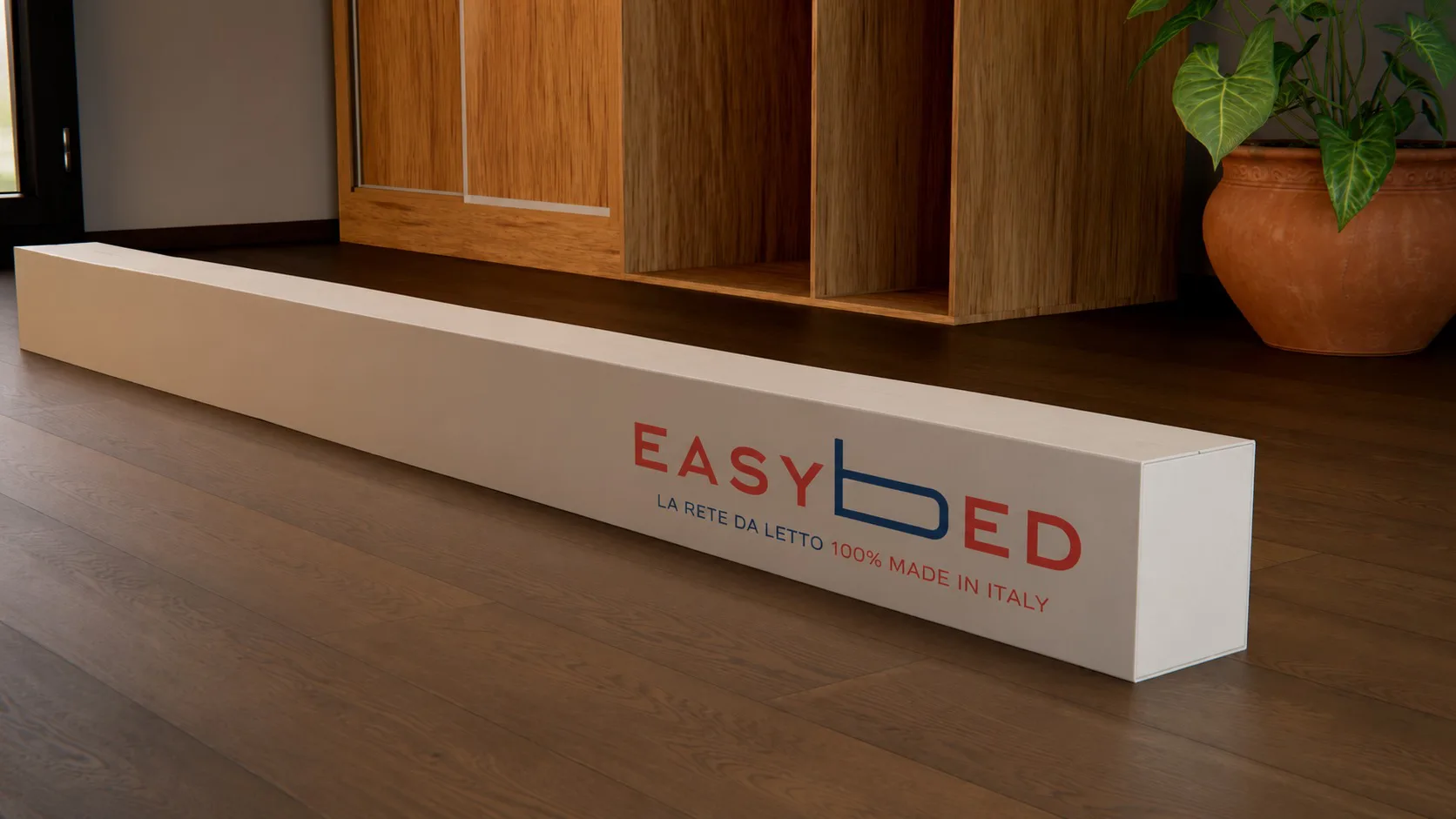 Fotogramma del video di montaggio della rete ortopedica Easybed